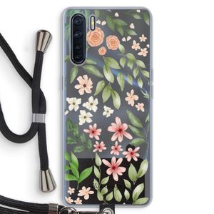 Botanical sweet flower heaven: Oppo A91 Transparant Hoesje met koord