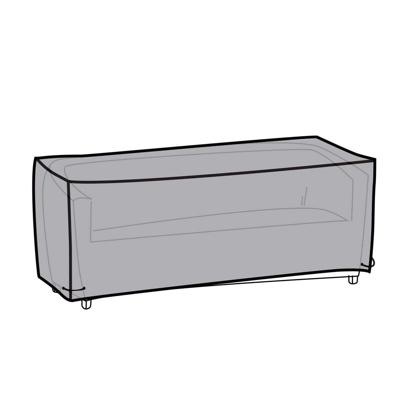 Bankbedekking DKD Home Decor Zwart Donker grijs 205 x 80 x 60 cm