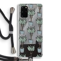 Boompje: Samsung Galaxy S20 Plus Transparant Hoesje met koord