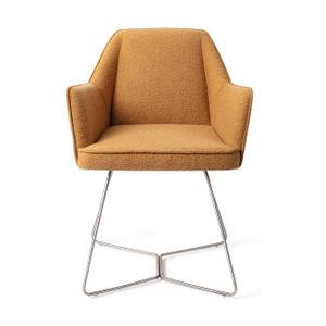 Jesper Home Tome eetkamerstoel Masai Giraffe beehive steel