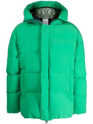 Doublet doudoune à motif hoodie - Vert