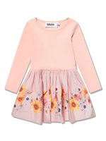 Molo robe évasée Candi à fleurs - Rose