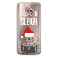 Came To Sleigh: Motorola Moto G6 Transparant Hoesje - thumbnail