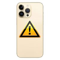 iPhone 14 Pro Max Batterij Cover Reparatie - incl. frame - Goud