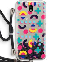 8-bit N°2: Samsung Galaxy J7 (2017) Transparant Hoesje met koord