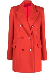 ISABEL MARANT manteau court à boutonnière croisée - Rouge