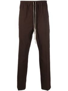 Rick Owens pantalon coupe slim à lien de resserrage - Marron