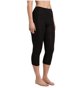 Hanro Dames ski ondergoed Wol & Zijde crop legging zwart 071419