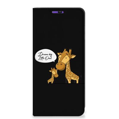 Samsung Galaxy A22 4G | M22 Magnet Case Giraffe Samsung Galaxy A22 4G | M22 Magnet Case Giraffe