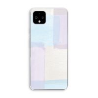Square pastel: Pixel 4 XL Transparant Hoesje
