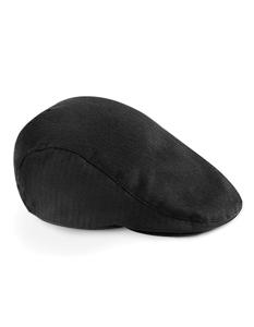 Beechfield CB626 Vintage Flat Cap - Black - S/M