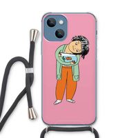 Visknuffel: iPhone 13 Transparant Hoesje met koord