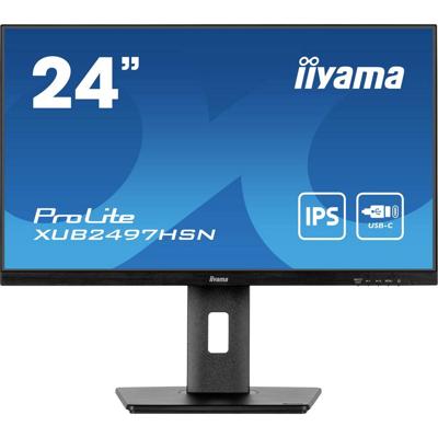 Iiyama ProLite XUB2497HSN-B2 LED-monitor Energielabel E (A - G) 60.5 cm (23.8 inch) 1920 x 1080 Pixel 16:9 1 ms HDMI, DisplayPort, Hoofdtelefoon (3.5 mm