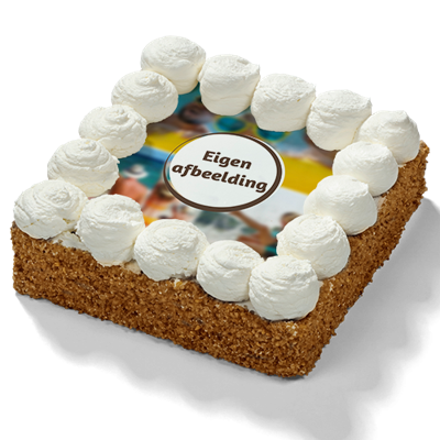 Slagroomtaart Vierkant