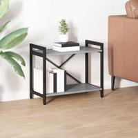 Boekenkast Grijs sonoma 60 x 30 x 48.5 cm Bewerkt hout