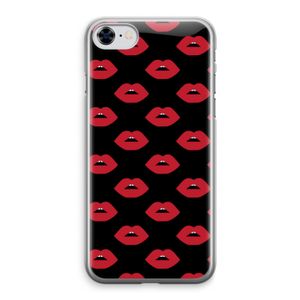 Lips: iPhone 8 Transparant Hoesje