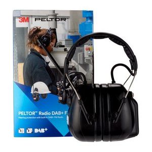 3M HRXD7A-01 hoofdtelefoon/headset Draadloos Hoofdband Kantoor/callcenter Zwart