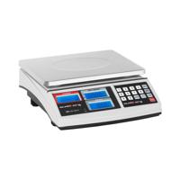 Telweegschaal - 30 kg / 1 g - 21 x 27 cm - 3 LCD