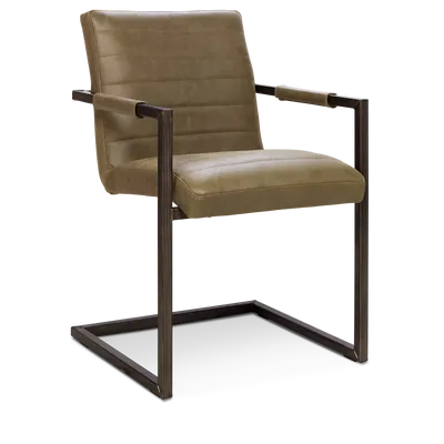 Armstoel Rocco - Antigo Olive Armstoel Rocco - Antigo Olive