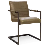 Armstoel Rocco - Antigo Olive - thumbnail