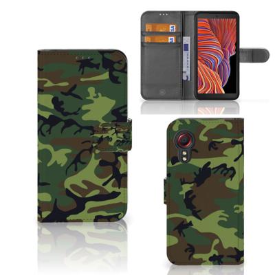 Samsung Galaxy Xcover 5 | Telefoon Hoesje | Army Dark