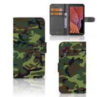Samsung Galaxy Xcover 5 | Telefoon Hoesje | Army Dark