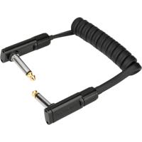 RockBoard Coiled Series Flat Patch Cable zwart 50 cm - thumbnail