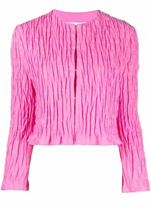 MSGM blouse à volants - Rose