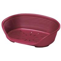 FERPLAST Siesta Deluxe 8 plastic mand - Bordeaux - Voor honden