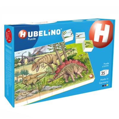 Hubelino blokpuzzel dinosaurus wereld, 35st.