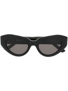 Balenciaga Eyewear lunettes de soleil à monture ovale - Noir