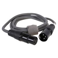 Benel Xlr kabel 3-pins xlr male naar female 1,5m