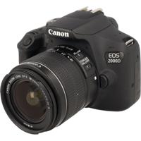Canon EOS 2000D + 18-55mm f/3.5-5.6 IS II occasion - thumbnail