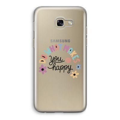 Happy days: Samsung Galaxy A5 (2017) Transparant Hoesje