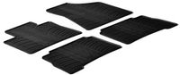 Rubbermatten passend voor Kia Sorento 2009-2015 (T-Design 4-delig + montageclips) GL0230