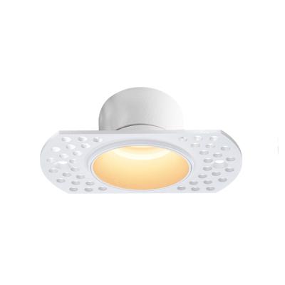 LED trimless stucframe spot armatuur rond Wit Mini GU10 LED trimless stucframe spot armatuur rond Wit Mini GU10