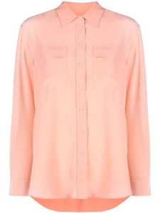 BOSS chemise C_Biventi_3 en soie - Orange