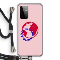 Run The World: Samsung Galaxy A72 5G Transparant Hoesje met koord