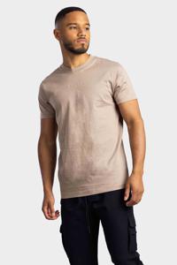 Cruyff Kuzamo T-Shirt Heren Beige - Maat S - Kleur: Beige | Soccerfanshop