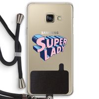 Superlady: Samsung Galaxy A3 (2016) Transparant Hoesje met koord
