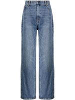 Alexander Wang jean droit Core à taille normale - Bleu