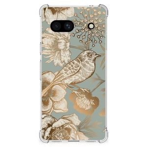 Case voor Google Pixel 7A Vintage Bird Flowers