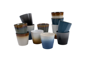 Kade 171 - Storm koffiemok - koffiebeker - set van 12 - verschillende kleuren - 200 + 310ML