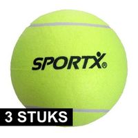 3x Jumbo super grote tennisballen XXL 22 cm   -