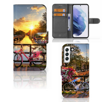 Samsung Galaxy S22 Flip Cover Amsterdamse Grachten - thumbnail