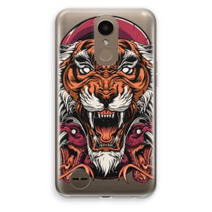 Tiger and Rattlesnakes: LG K10 (2017) Transparant Hoesje