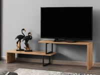 Tv-meubel OVIEDO pijnboom/zwart