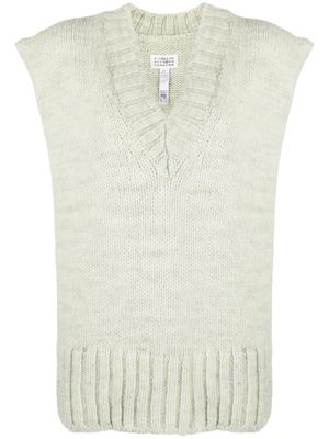 Maison Margiela débardeur en maille botanique Dye - Vert