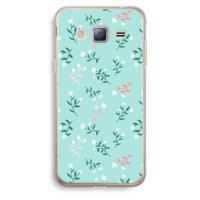 Small white flowers: Samsung Galaxy J3 (2016) Transparant Hoesje