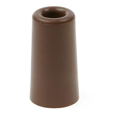 Deurbuffer / deurstopper - bruin - rubber - 75 x 40 mm - deurstop